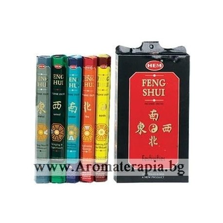 Фън Шуй Ароматни Пръчици - Комплект Фън Шуй Петте Елемента (Feng Shui Gift Pack) HEM Corporation